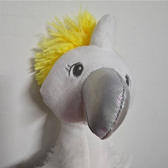 Valentine's Day White Flamingo with Red Heart Plush, 17 in, Way To Celebrate - Picture 7 of 8
